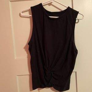 Lululemon Front Knot Crop Tank Top